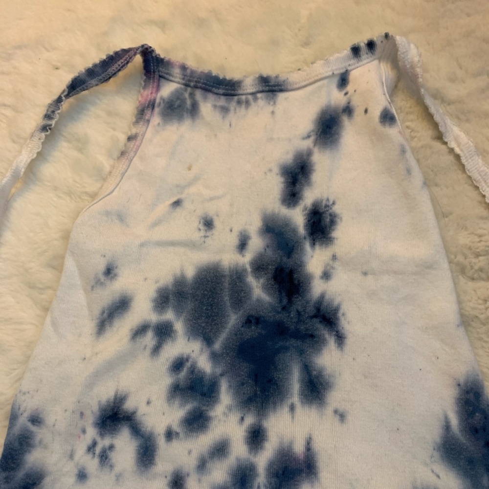 Tie dyed Brandy Melville halter shirt!